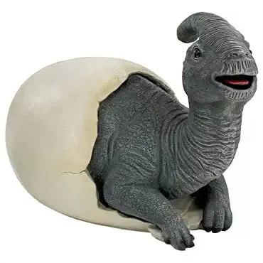 Parasaurolophus Dinosaur Egg Statue