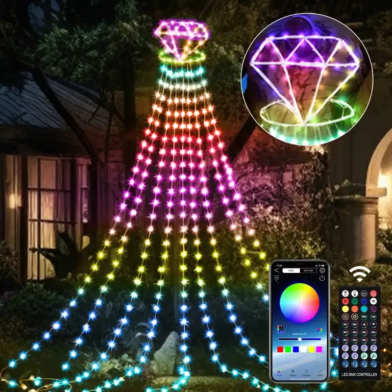 Party’s Diamond LED Waterfall Lights