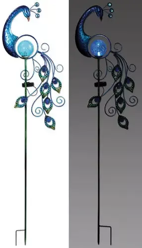 Peacock Solar Stake-49″