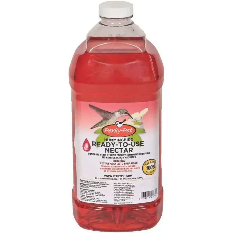 Perky-Pet Ready to Use Hummingbird Nectar – Red (64 oz.)
