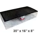 Pigeon Trap with Feeder, Water Container Shade Screen