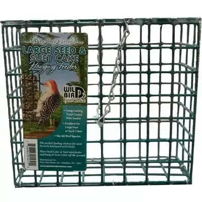 Pine Tree Farms™ Large Seed & Suet Cake Hanging Feeder