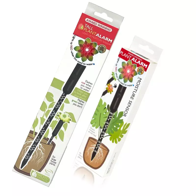 Plant Alarm Kit, 8″ & 10.5″L, Red/Green Moisture Level Indicator