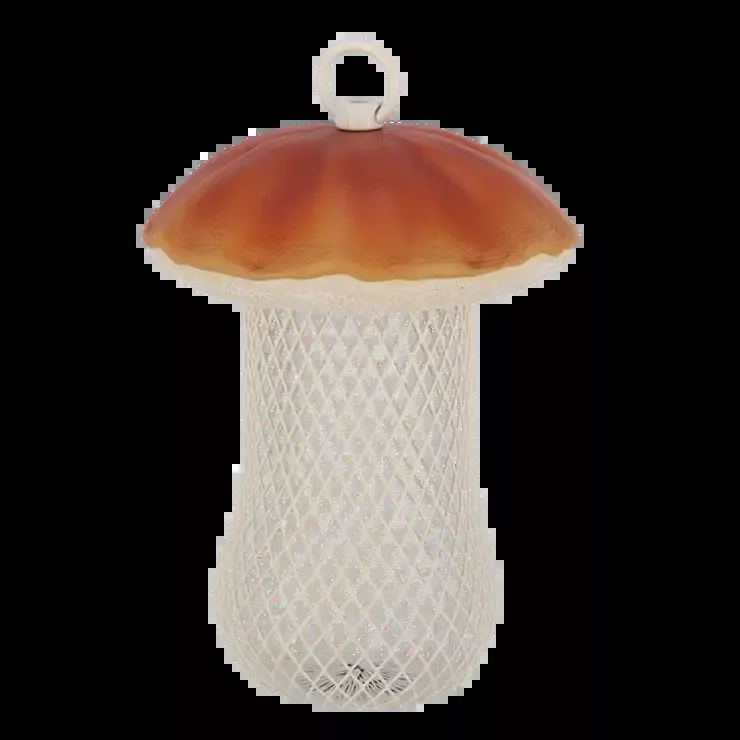 Porcini Mushroom Bird Feeder