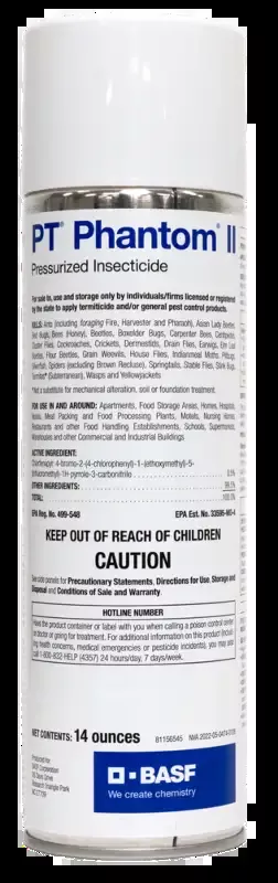 PT Phantom II Pressurized Insecticide – 14 oz.