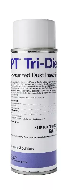 PT Tri-Die Pressurized Dust Insecticide – 8 oz.