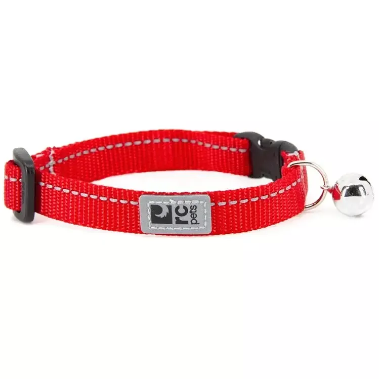 RC Pets Primary Breakaway Kitty Collar with Bell – Red
