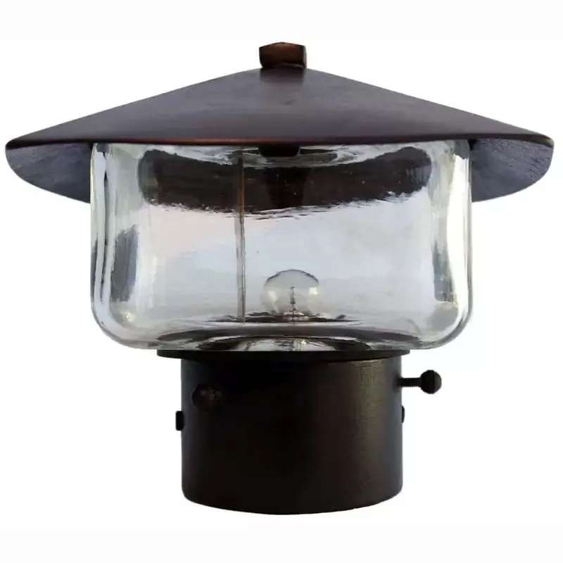 Replacement Glass Only for Coe Studios GL Garden Lamp Solid Bronze