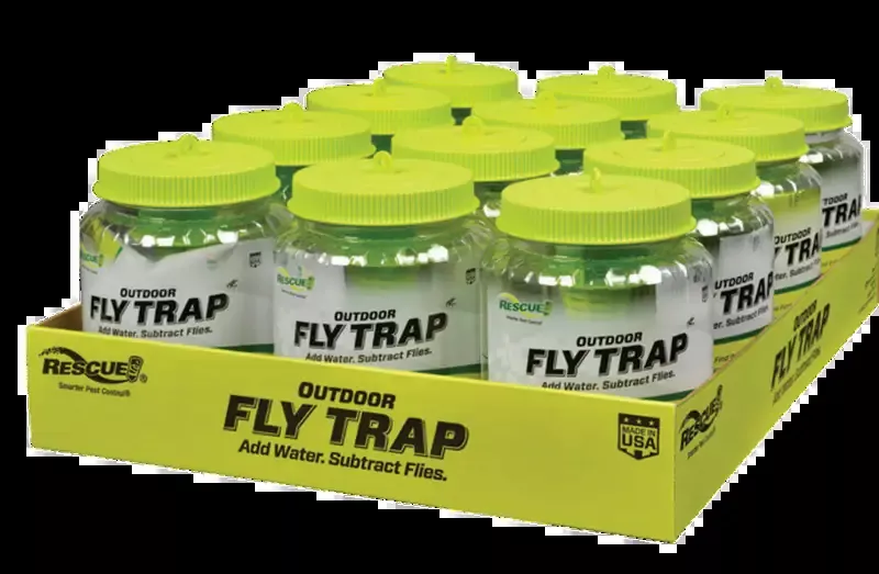 Rescue Outdoor Reusable Fly Trap – Case of 12 Traps