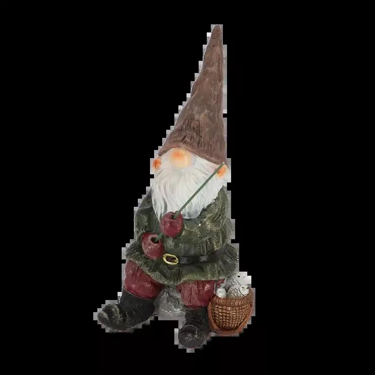 Resin Fishing Gnome