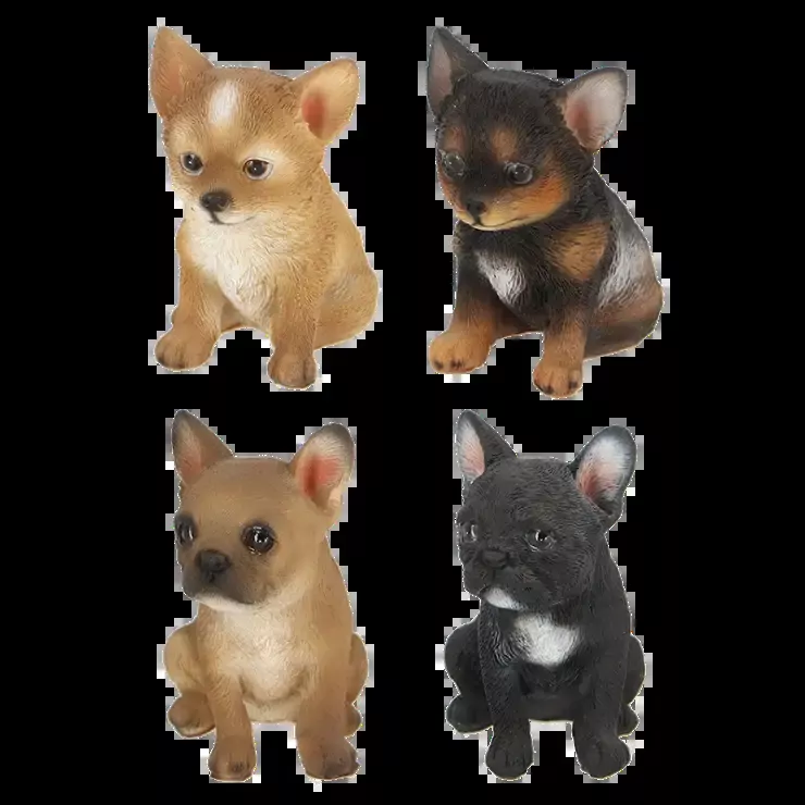 Resin Sitting Puppy