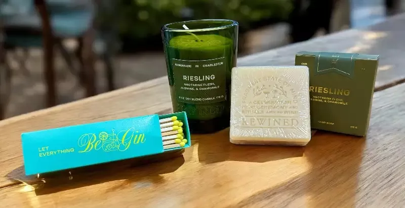 Rewined Riesling Candle Gift Set