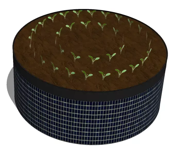 Round Garden Beds – 2 ft high
