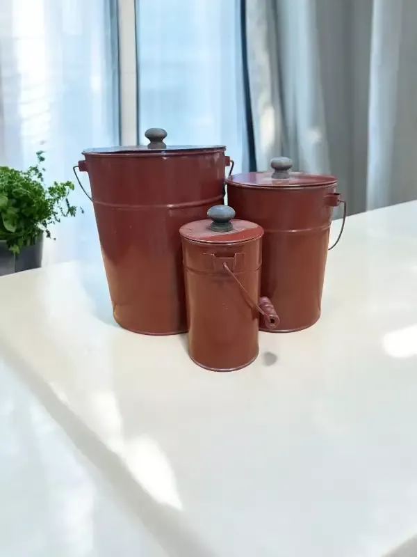 Rustic Canisters – Set of 3