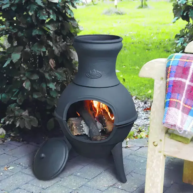 Rustic Cast Iron Chimenea