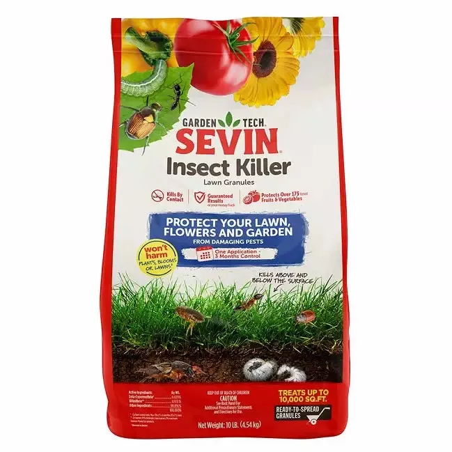 Sevin GardenTech Insect Killer 2% Granules, 10 lb. Bag