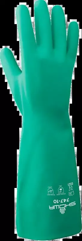 Showa 747 Nitri-Solve Unlined Gloves – XL
