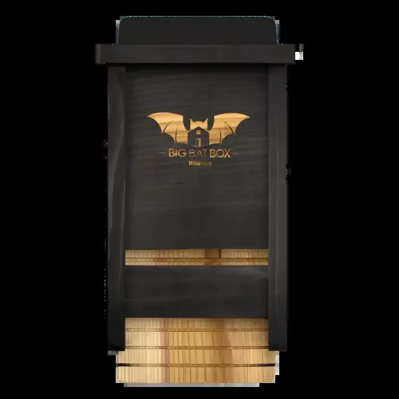 Single Chamber Bat House (Black)