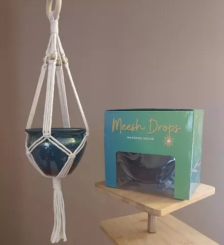 Single Pot & Macrame Holder
