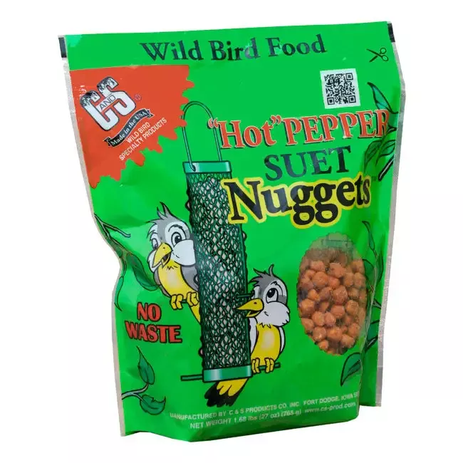 Spicy Suet Nuggets – Hot Pepper Blend – Pack of 4