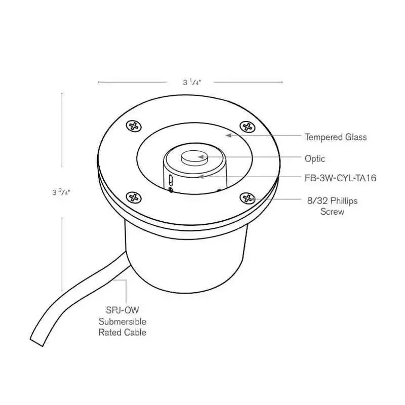 SPJ Lighting SPJ13-14FM Replacement Rubber Gasket and Screws ONLY