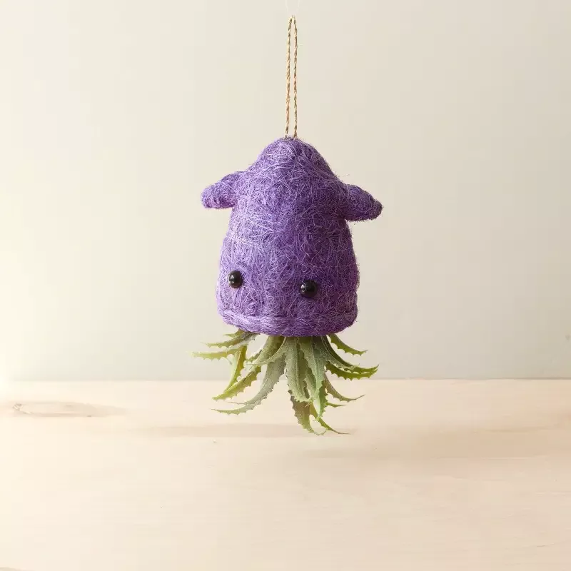Squid Hanging Planter for Air Plants – Handmade Plant Pot