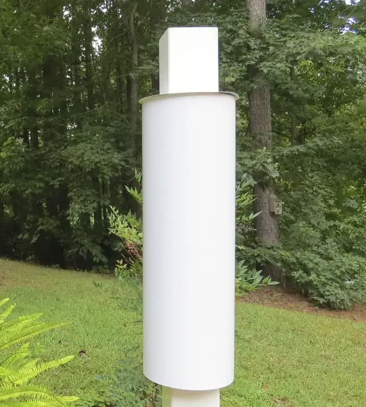 Squirrel & Racoon Baffle for 4×4 Vinyl Post