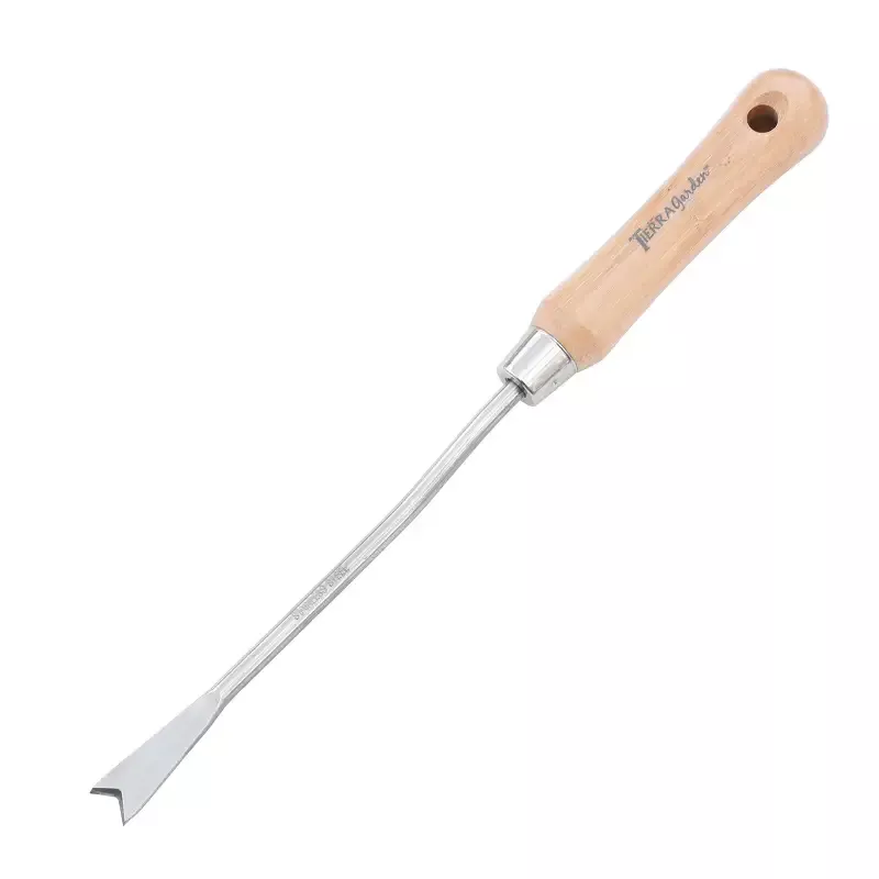 Stainless Steel Weeder with Bamboo Handle 14″ L