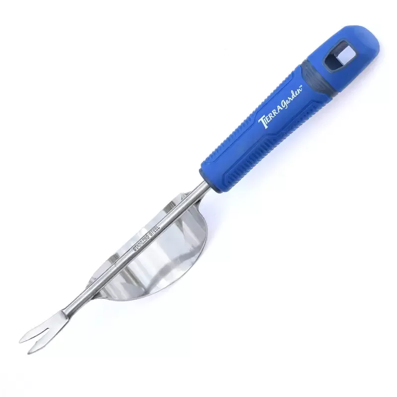 Stainless Steel Weeder with TPR Handle 13.75″ L