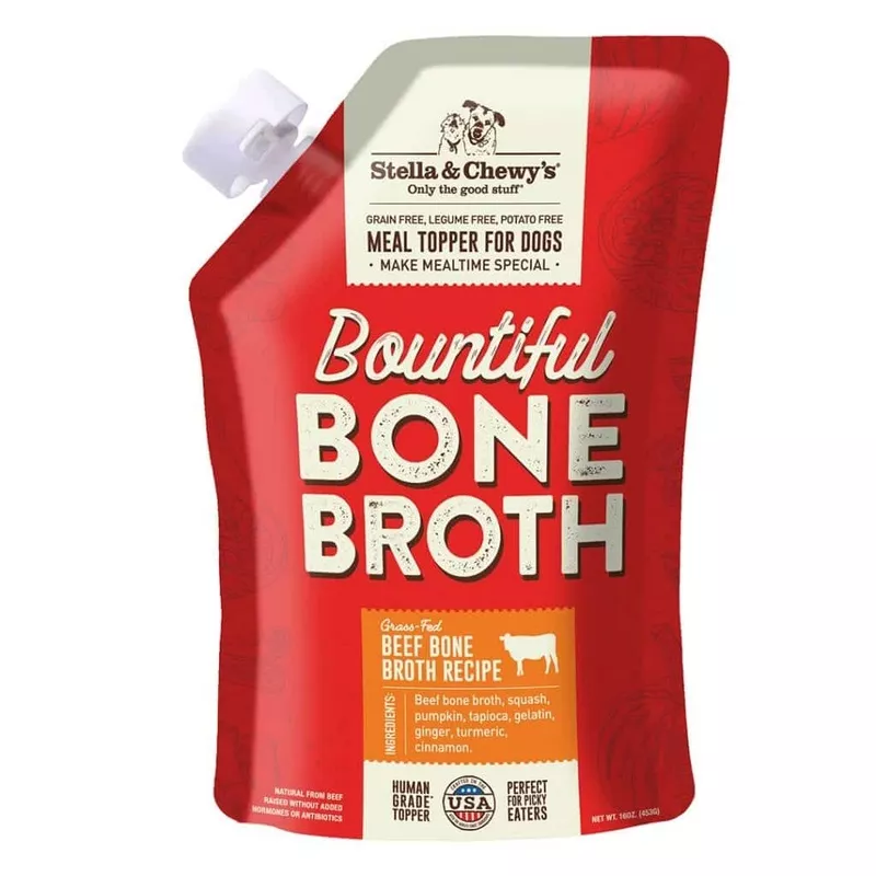 Stella & Chewy’s Bountiful Bone Broth Grass-Fed Beef Recipe 16 oz