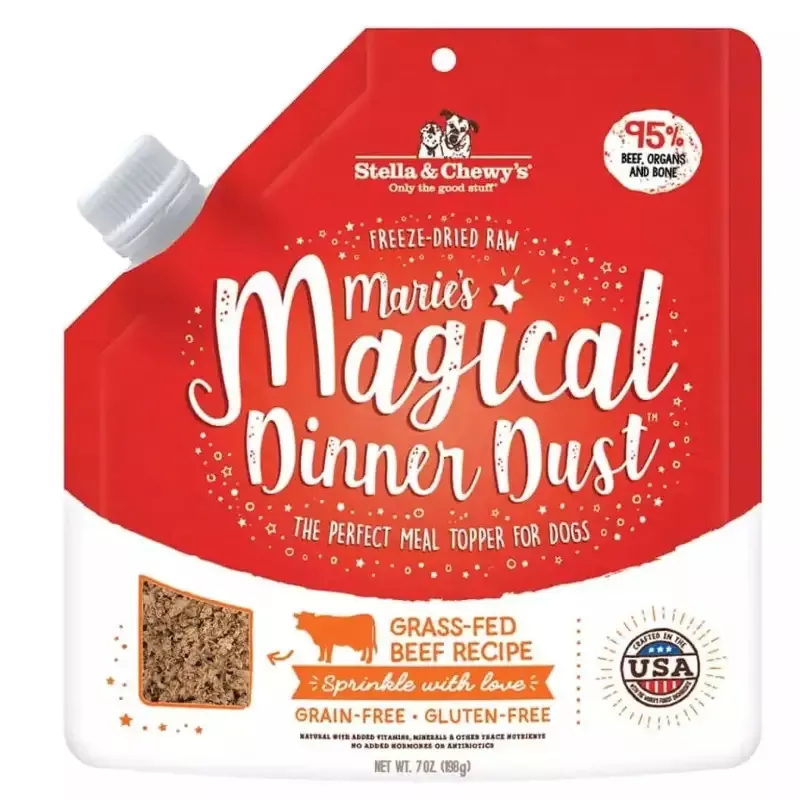 Stella & Chewy’s Marie’s Magical Dinner Dust Grass-Fed Beef Dog Food Topper