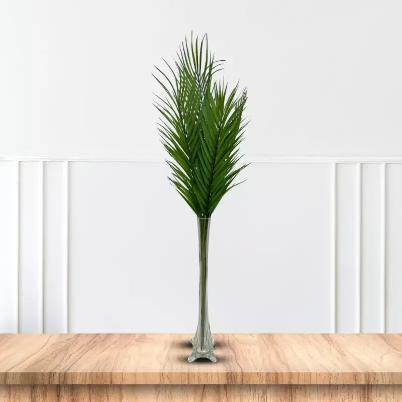 Stunning Leaves in Glass Vase -Good Gift