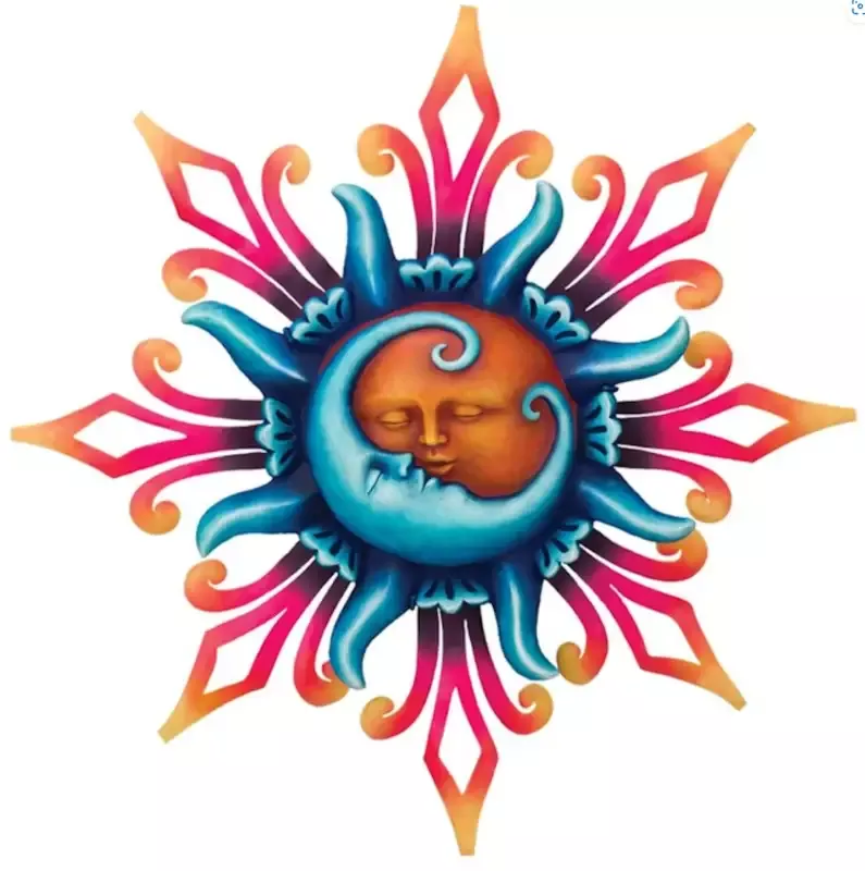 Sun/Moon Wall Decor