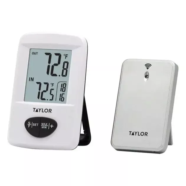 Taylor Wireless Weather Station with Clock 1511