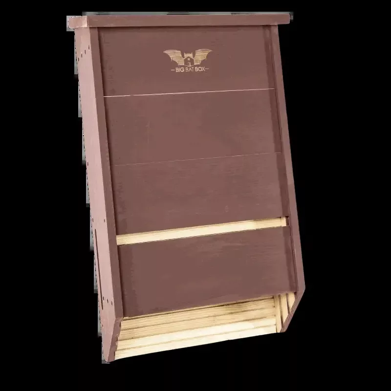 Three Chamber Bat House – Premium Cedar Bat Box (Brown)