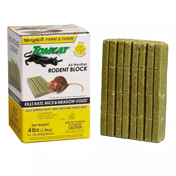 Tomcat All-Weather 1 lb. Rodent Block, 4 Pack
