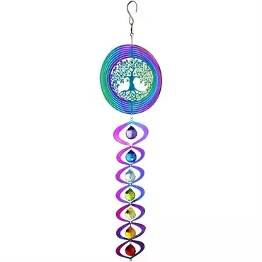 Tree Of Life Iridescent Spinner