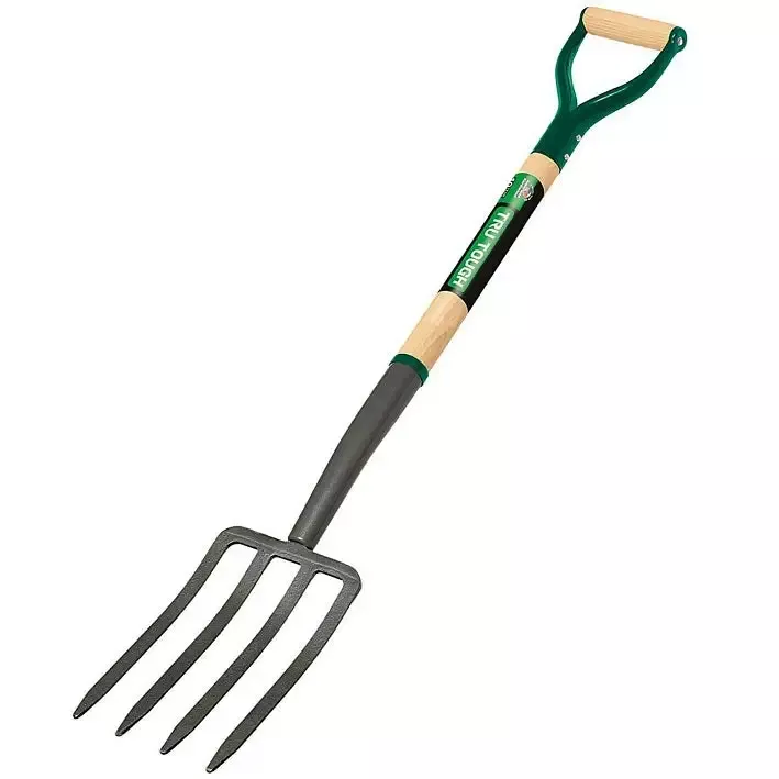 Tru Tough 4-Tine Spading Fork with D-Handle 30293