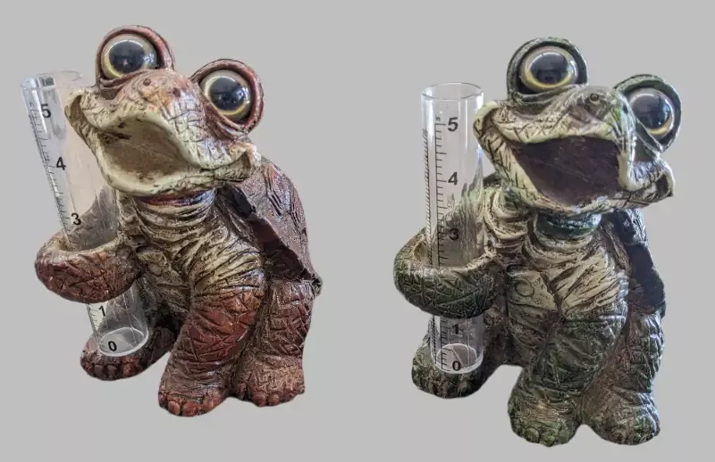 Turtle Rain Gauge
