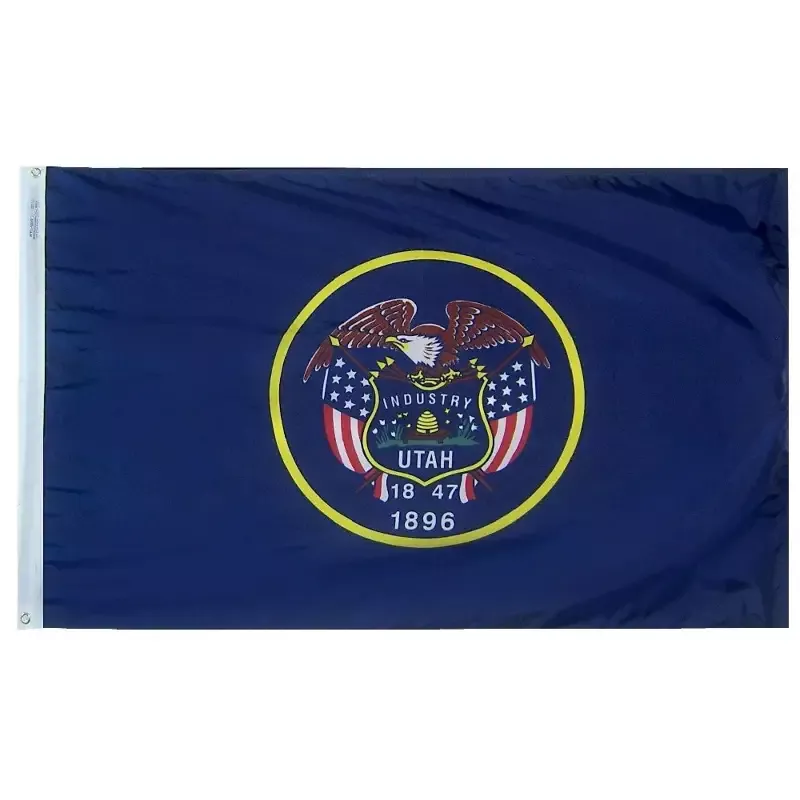 Utah Courtesy Flag 12″ x 18″