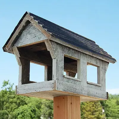 Vermont Covered Bridge Bird Feeder