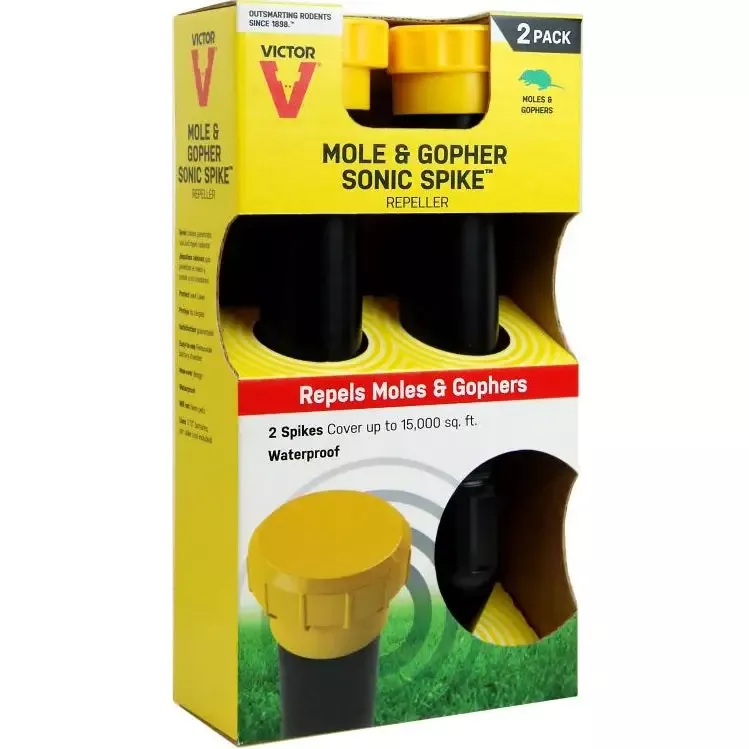 Victor™ Mole & Gopher Sonic Spike™ Repeller 2-Pack