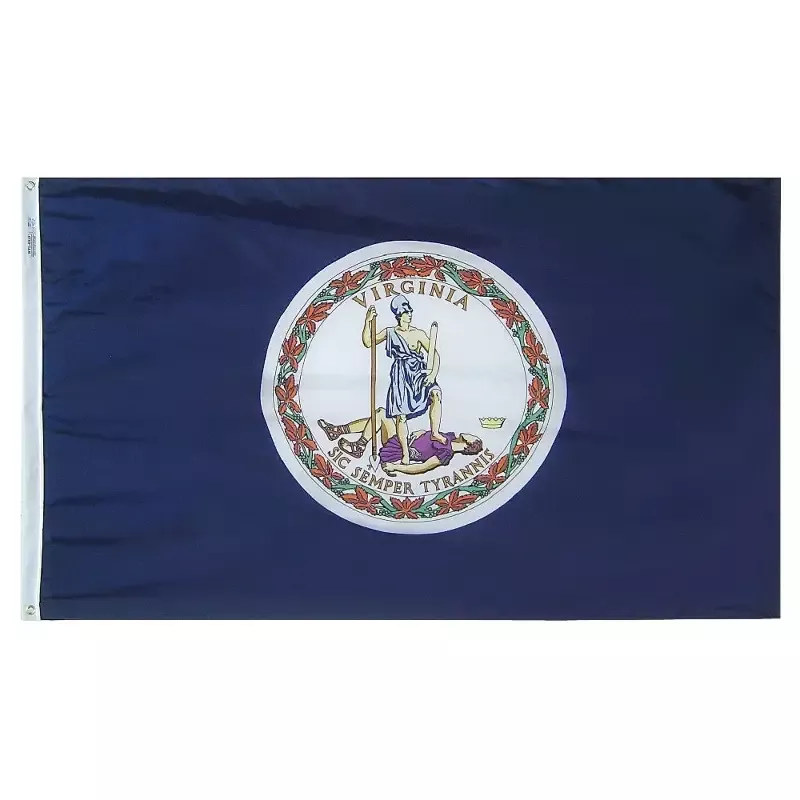 Virginia Courtesy Flag 12″ x 18″