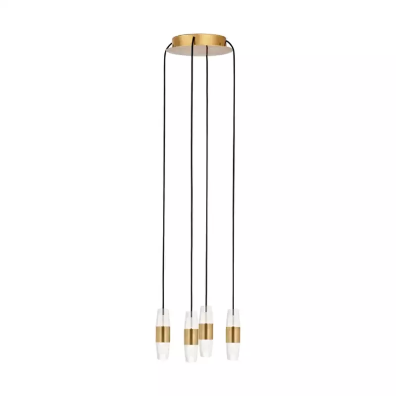 Visual Comfort Lassell Short 4 Light Chandelier