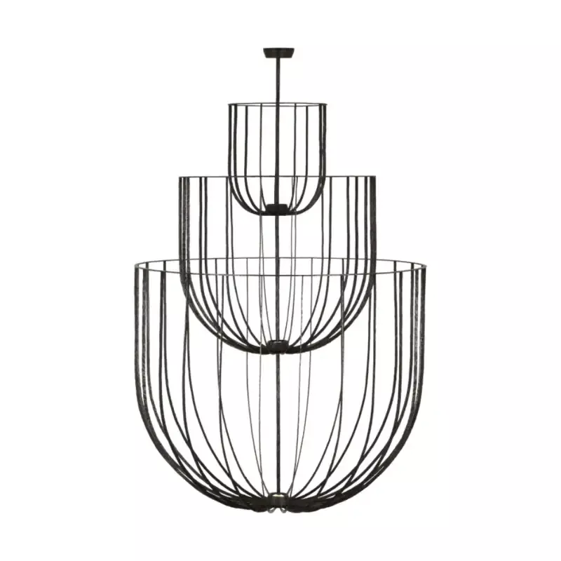 Visual Comfort Sanchi Grande Three Tier Chandelier