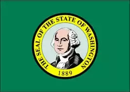 Washington Courtesy Flag 12″ x 18″