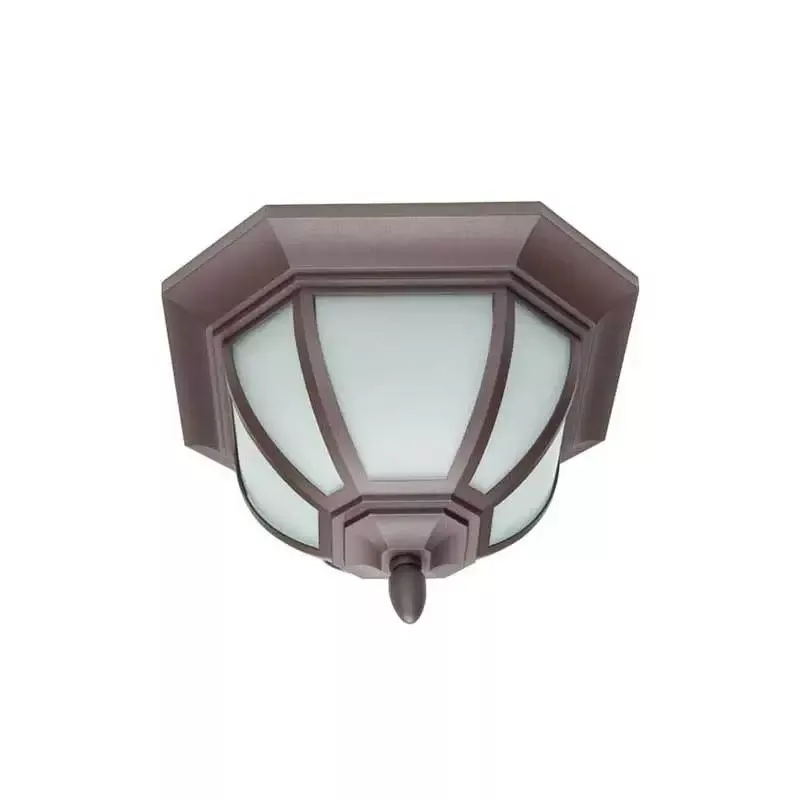 Wave Lighting 561FM Cavalier Outdoor Ceiling Frosted Diffuser Bronze Fixture