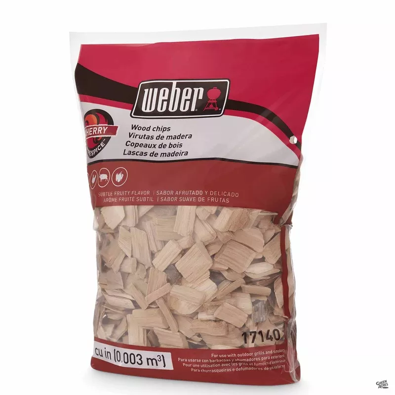 Weber Cherry Wood Chips, 192 cu. in.