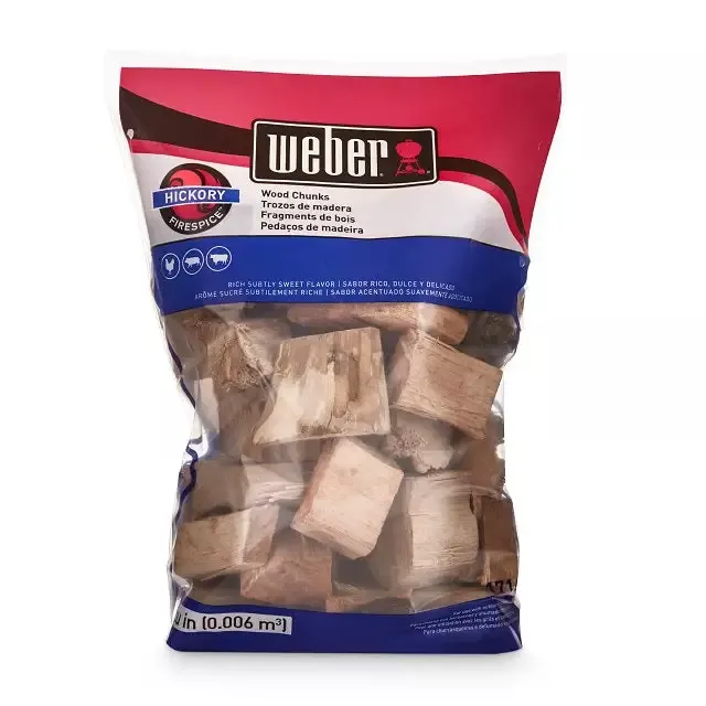 Weber Hickory Wood Chunks, 650 cu. in.