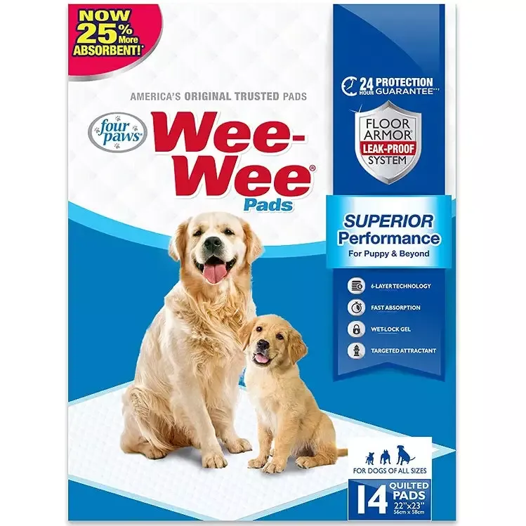 Wee-Wee™ Superior Performance Dog Pee Pads – 22″ x 23″